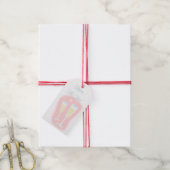 Happy new year champagne cadeaulabel (Met Touw)