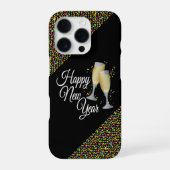 Happy New Year Champagne Glasses iPhone Hoesje (Achterkant)