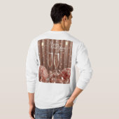 happy new year champagne glow long sleeve t-shirt (Achterkant volledig)