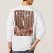 happy new year champagne glow long sleeve t-shirt (Achterkant)