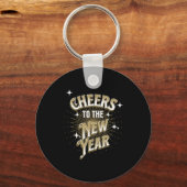 Happy New Year - Cheers To The New Year  Sleutelhanger (Voorkant)