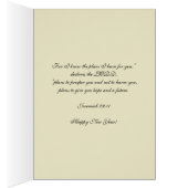 Happy New Year Child Jesus Religious Floral (Binnen (Rechts))