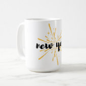 Happy New Year Coffee-Mok Koffiemok (Voorkant links)