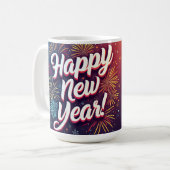 Happy New Year  Coffee Mug Koffiemok (Voorkant links)