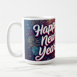 Happy New Year Coffee Mug Koffiemok