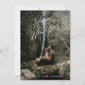 Happy New Year Confetti Feestdagenkaart (Voorkant)