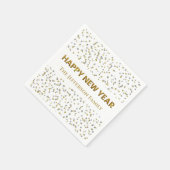 Happy New Year Confetti Paper Napkin Servet (Hoek)