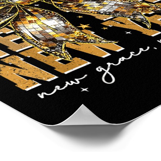 Happy New Year Coquette Bow New Year New Grace New Poster (Hoek)