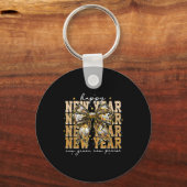 Happy New Year Coquette Bow New Year New Grace New Sleutelhanger (Voorkant)