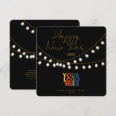 Happy New Year Corporate Business Logo (Voorkant / Achterkant)