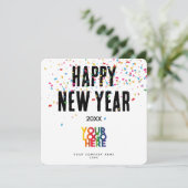 Happy New Year Corporate Business Logo (Staand voorkant)