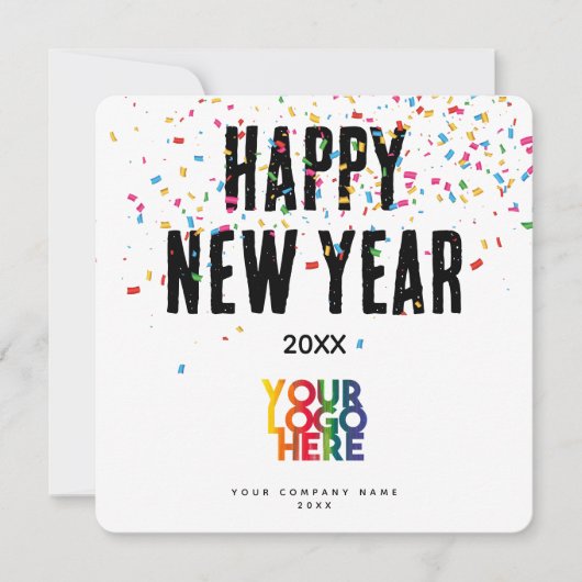 Happy New Year Corporate Business Logo (Voorkant)