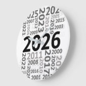 Happy New Year Countdown Wall Clock Grote Klok (Hoek)