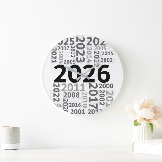 Happy New Year Countdown Wall Clock Grote Klok (Huis)