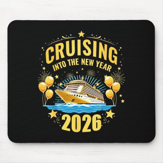 Happy New Year Cruise 2026 Party Trip Cruising Int Muismat (Voorkant)