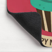 Happy New Year Cupcake Muismat (Hoek)