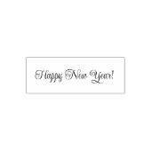 Happy New Year! Cursive Script Text Template Zelfinktende Stempel (Design)