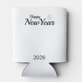 Happy New Year Custom Present Blikjeskoeler (Achterkant)