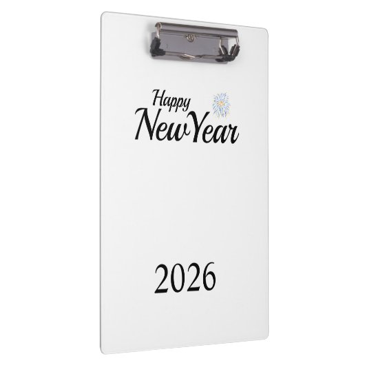 Happy New Year Custom Present Klembord (Rechts)
