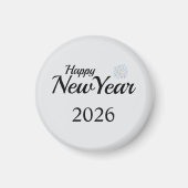 Happy New Year Custom Present Magneet (Voorkant)