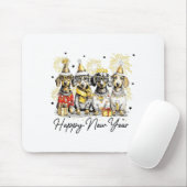 Happy New Year Dachshund Dog Lover 2026 New Year H Muismat (Met muis)
