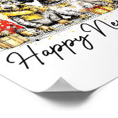 Happy New Year Dachshund Dog Lover 2026 New Year H Poster (Hoek)