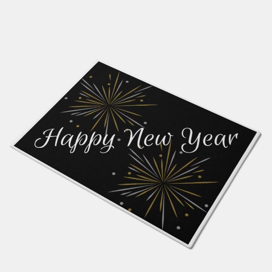 Happy New Year Dedoor Mat (Schuin)