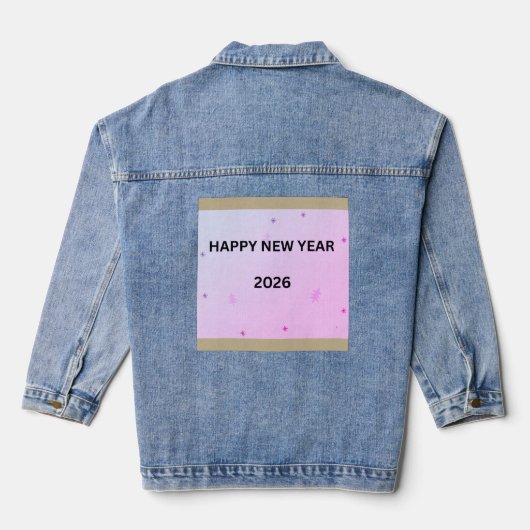HAPPY NEW YEAR DENIM JACKET (Achterkant)