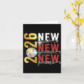 Happy New Year Eve 2026 New Year Party Hello 2026  Kaart (Gele Bloem)