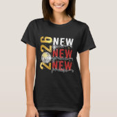 Happy New Year Eve 2026 New Year Party Hello 2026  T-shirt (Voorkant)