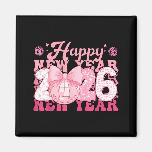 Happy New Year Eve 2026 Party Family Matching Men  Magneet (Voorkant)