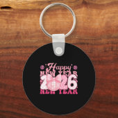 Happy New Year Eve 2026 Party Family Matching Men Sleutelhanger (Voorkant)