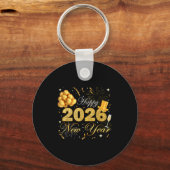 Happy New Year Eve Party 2026 Family Matching Cost Sleutelhanger (Voorkant)
