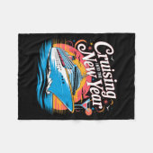 Happy New Year Family Cruise Matching Celebration  Fleece Deken (Voorkant (Horizontaal))