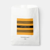 Happy New Year Favor Bag Bedankzakje (Voorkant)