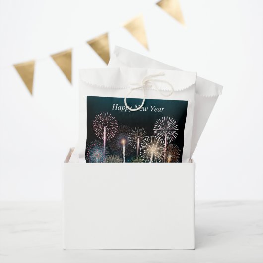 Happy New Year Favor Bags Bedankzakje (Feest)