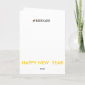 HAPPY NEW YEAR FEESTDAGEN KAART (Achterkant)