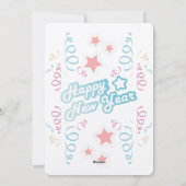 Happy new year feestdagenkaart (Achterkant)