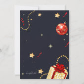 Happy New Year Festiviteiten Kaart (Achterkant)