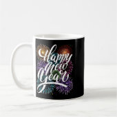 Happy New Year Firework Family Matching Men Women Koffiemok (Links)