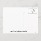 Happy New Year Firework Flares Briefkaart (Achterkant)