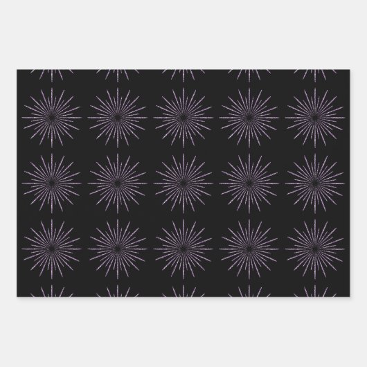 Happy New Year Fireworks Inpakpapier Vel (Voorkant)