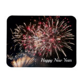 Happy New Year Flexible Photo Magnet Magneet (Horizontaal)