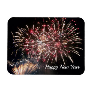 Happy New Year Flexible Photo Magnet Magneet
