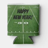 Happy New Year Football Field Blikjeskoeler (Voorkant)