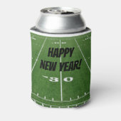 Happy New Year Football Field Blikjeskoeler (Blikje Achterkant)