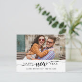 Happy New Year-foto Briefkaart (Staand voorkant)
