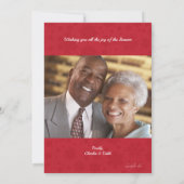 Happy New Year-fotokaart Kaart (Achterkant)