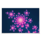 Happy New Year Fractal Foto Afdruk (Voorkant)