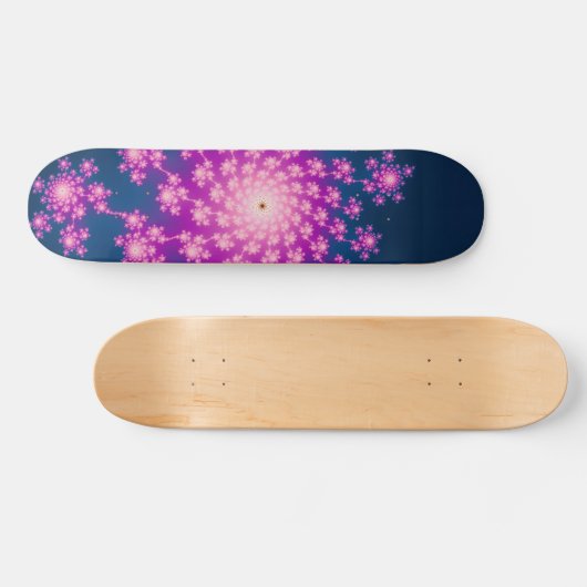 Happy New Year Fractal Skateboard (Horizontaal)